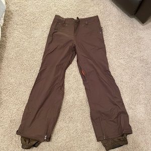 Brown Burton snowboard pants